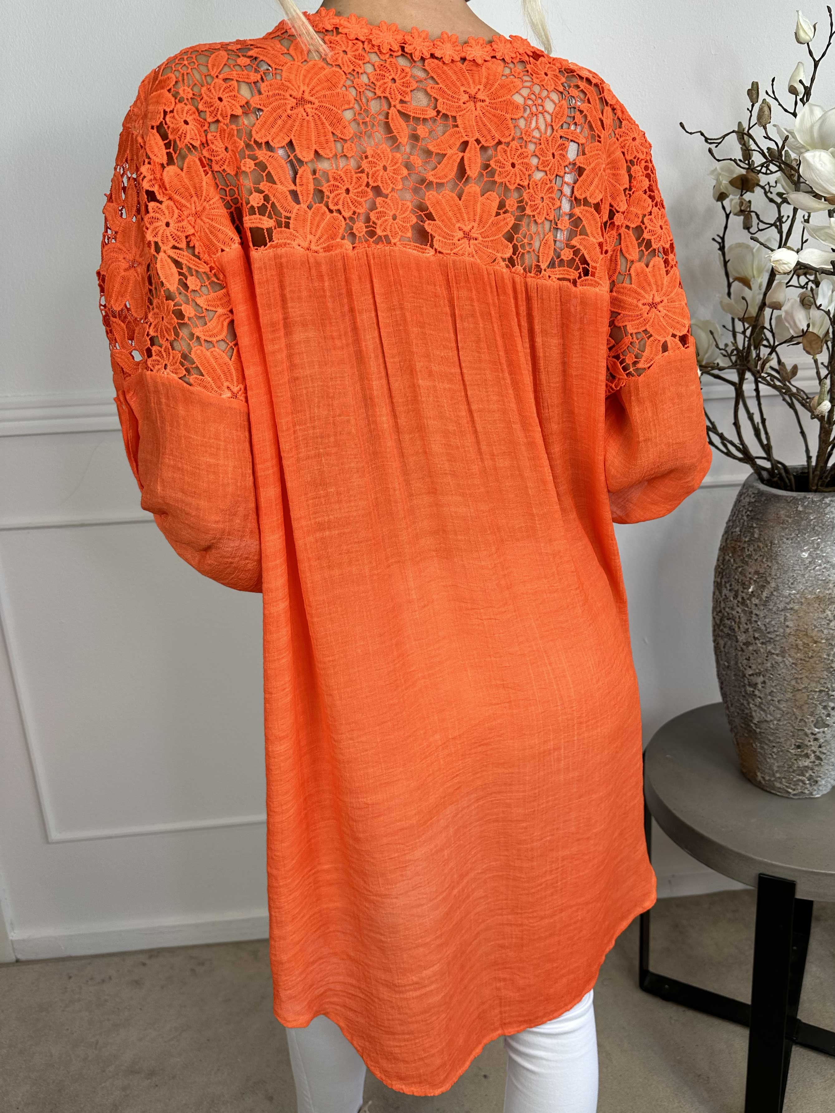 Juliette - Tunika med broderier i bomullsblandning